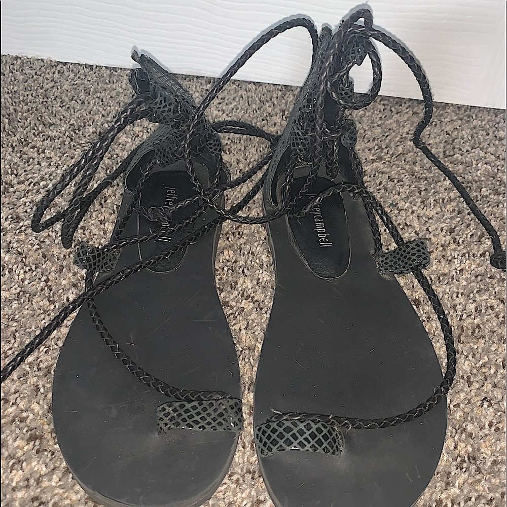 Jeffery Campbell Nasty Gal Gladiator Sandals 7.5